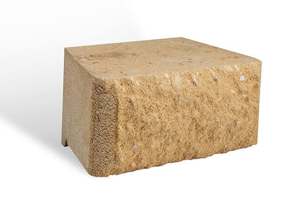ADBRI HUDSON STONE? Garden Edging Block Sunstone