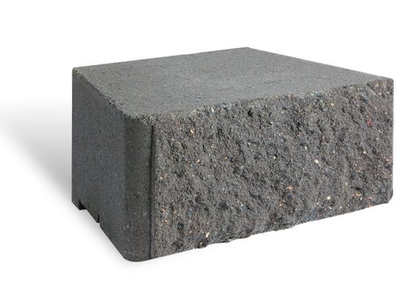 Adbri Windsor Stone Retaining Wall Block Charcoal