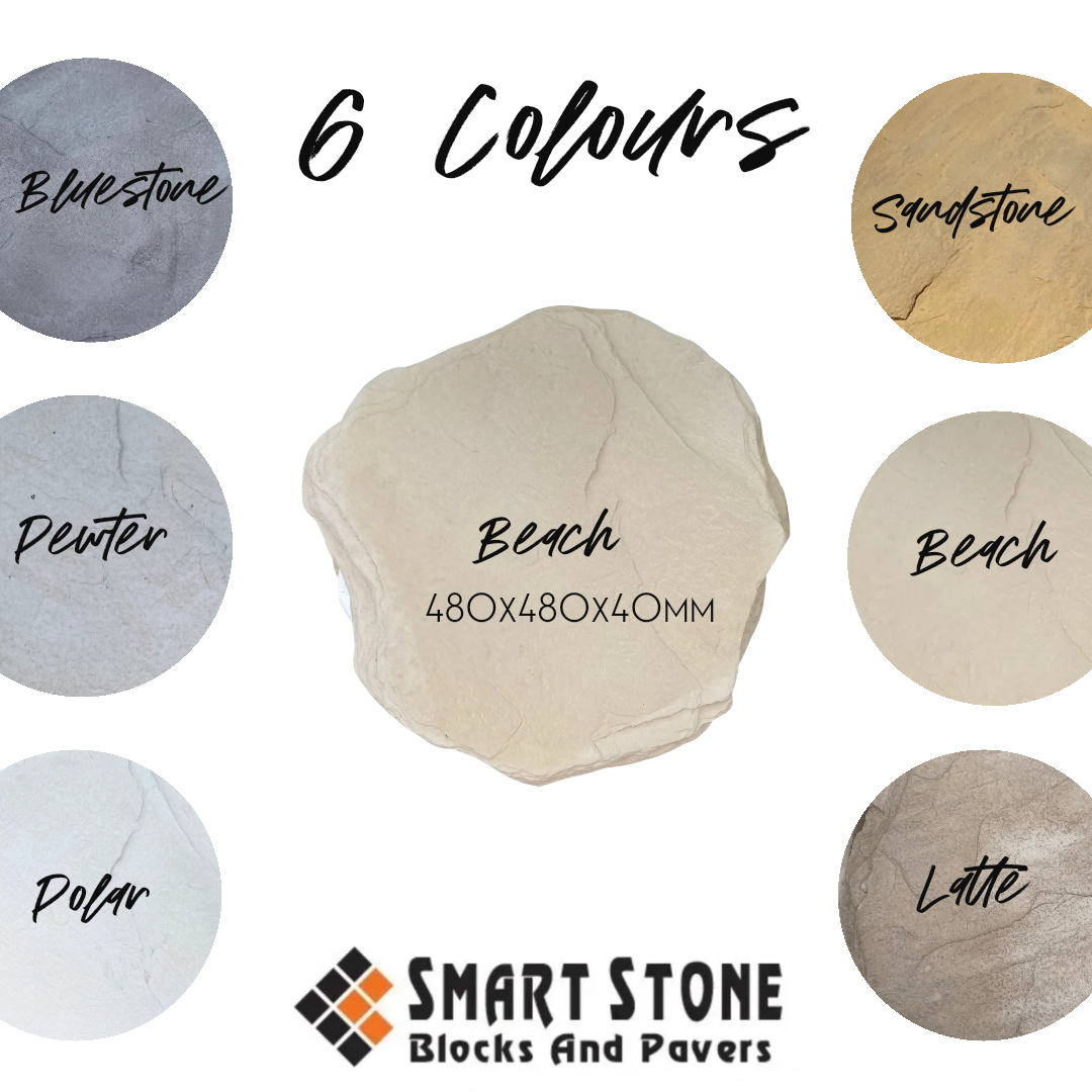 Smart Stone Garden Stepper - Beach - Image 3